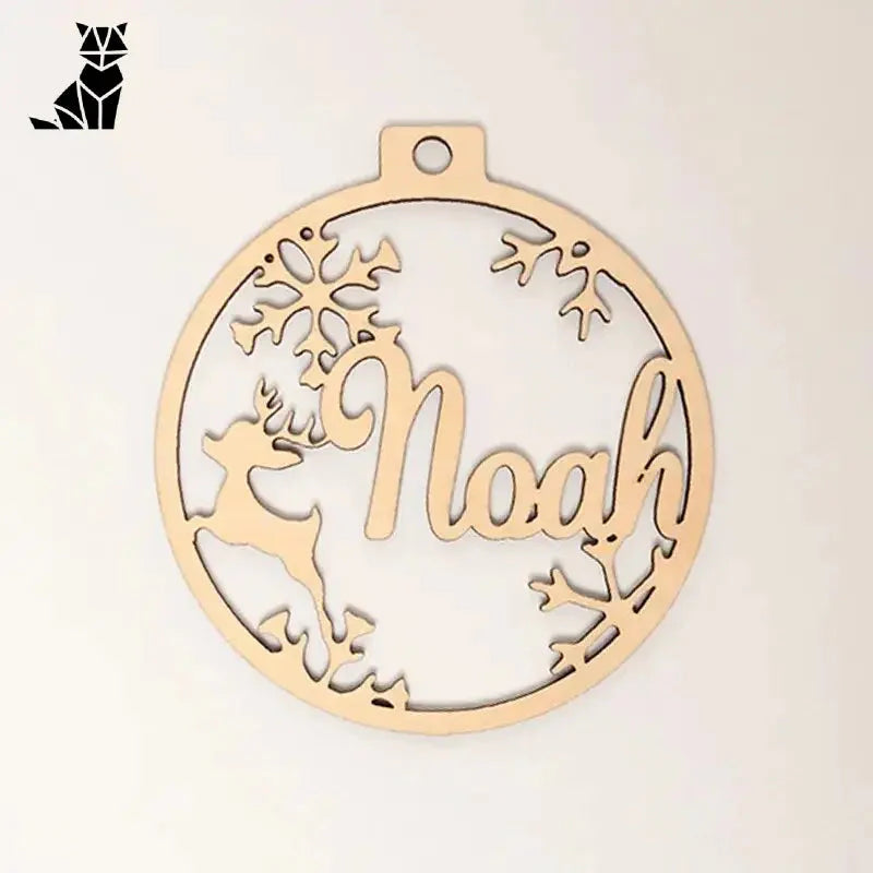 Personnalisée décoration de Noël : bois orné avec ’Noël’ pour créer des souvenirs uniques